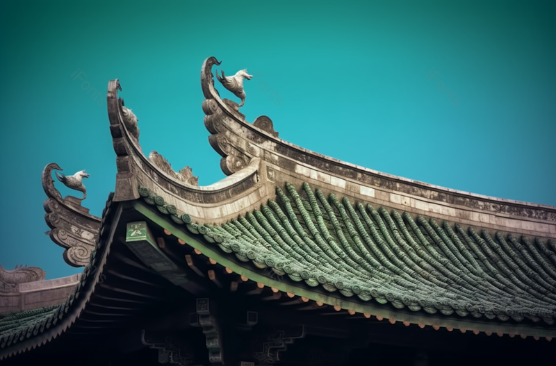 古老的房屋屋檐建筑特写背景,高清,摄影图,摄影图片,图片大全,摄影图免费下载